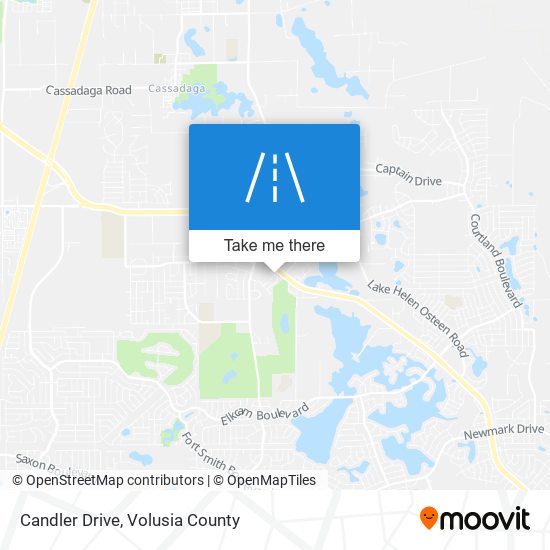 Candler Drive map