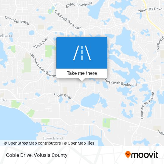 Coble Drive map