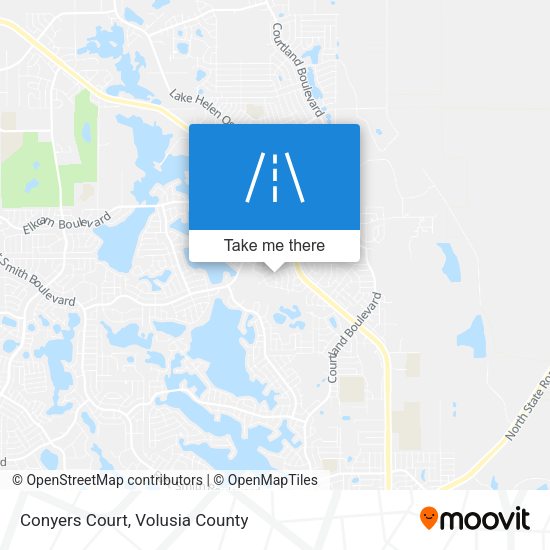 Mapa de Conyers Court