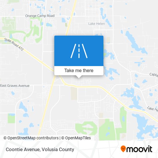 Coontie Avenue map