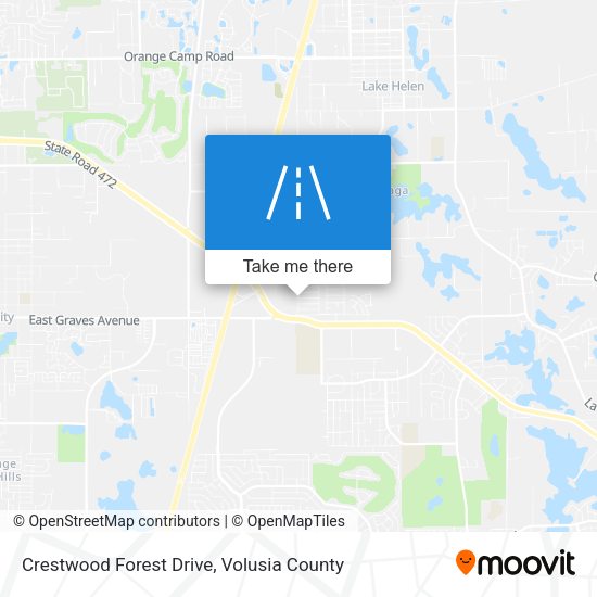 Mapa de Crestwood Forest Drive