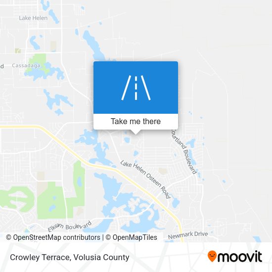 Crowley Terrace map