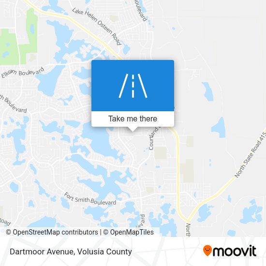 Dartmoor Avenue map
