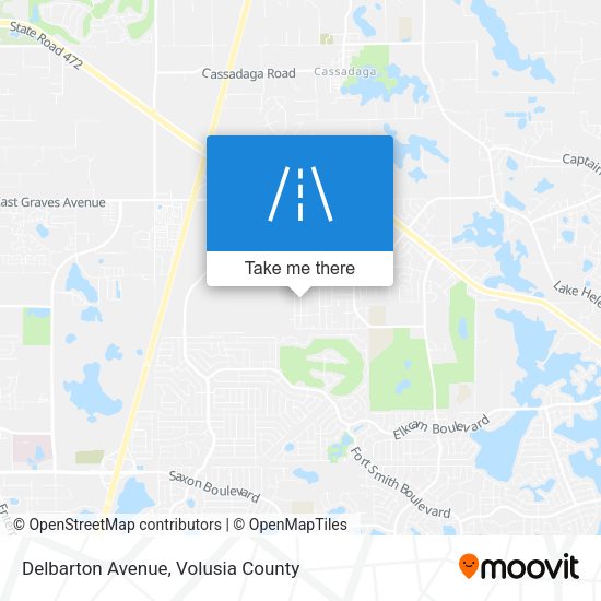 Delbarton Avenue map