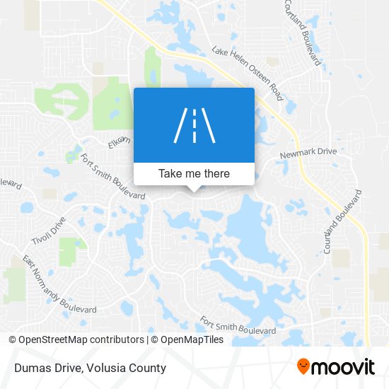 Dumas Drive map