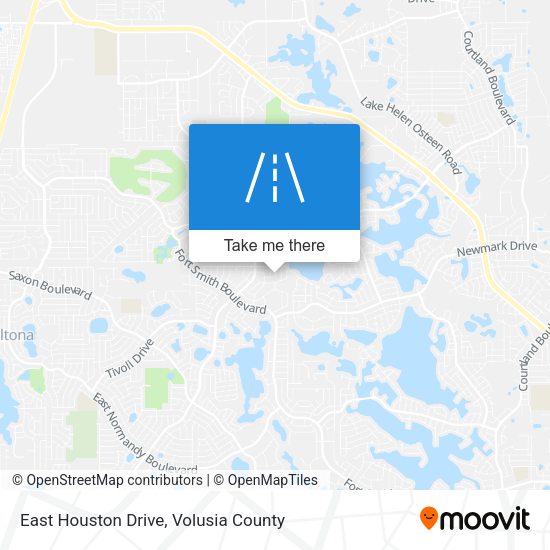 Mapa de East Houston Drive