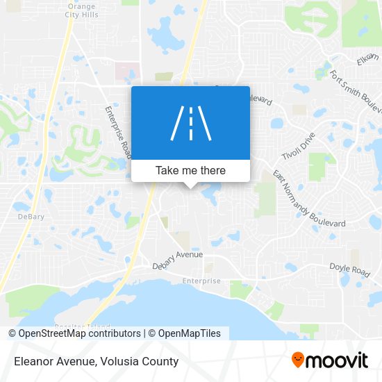 Eleanor Avenue map