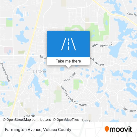 Mapa de Farmington Avenue