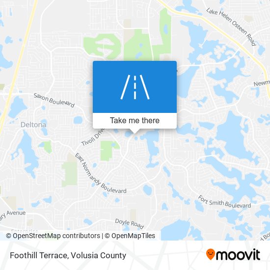 Mapa de Foothill Terrace