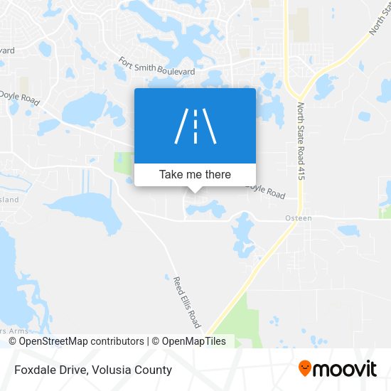 Foxdale Drive map