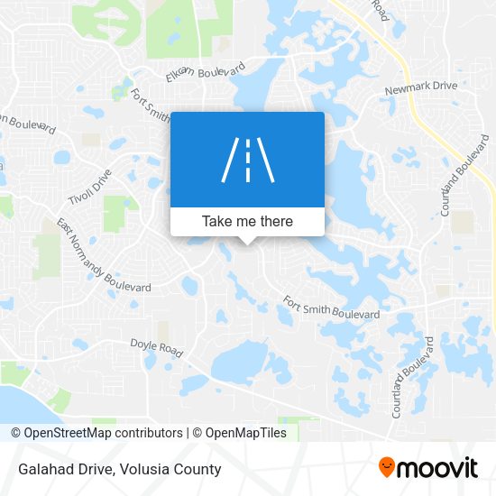 Galahad Drive map