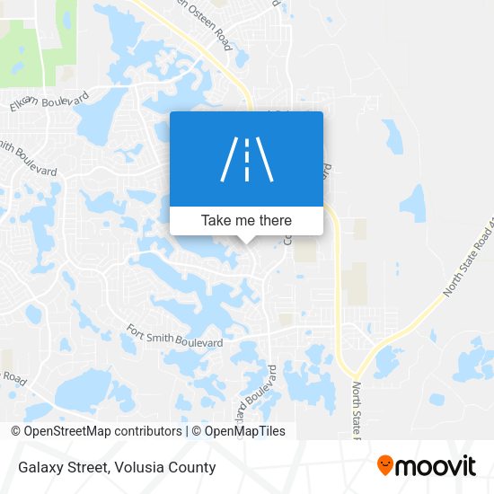 Galaxy Street map
