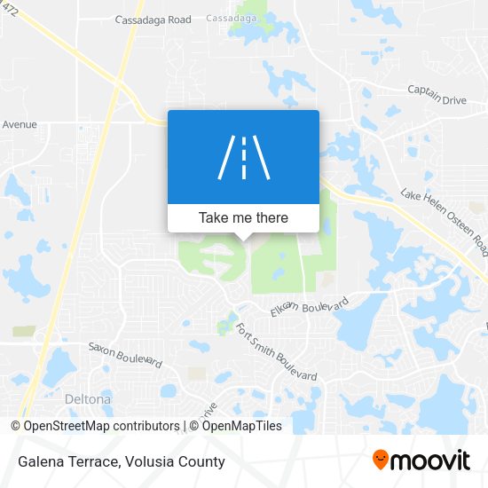 Galena Terrace map