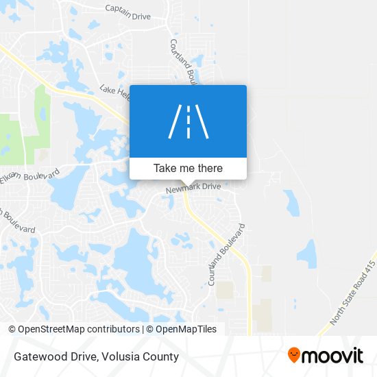 Gatewood Drive map