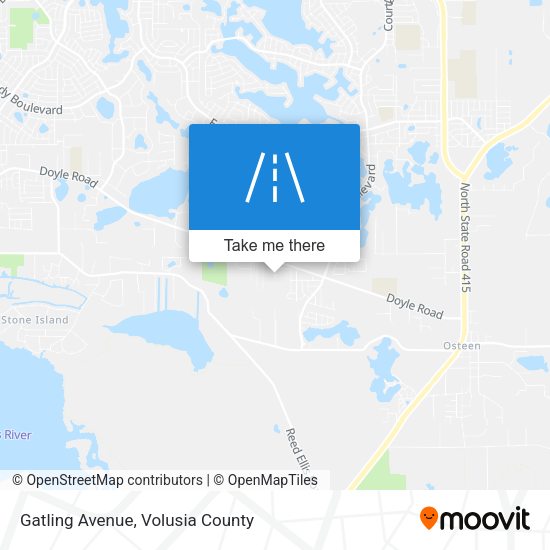 Mapa de Gatling Avenue