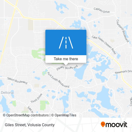 Giles Street map
