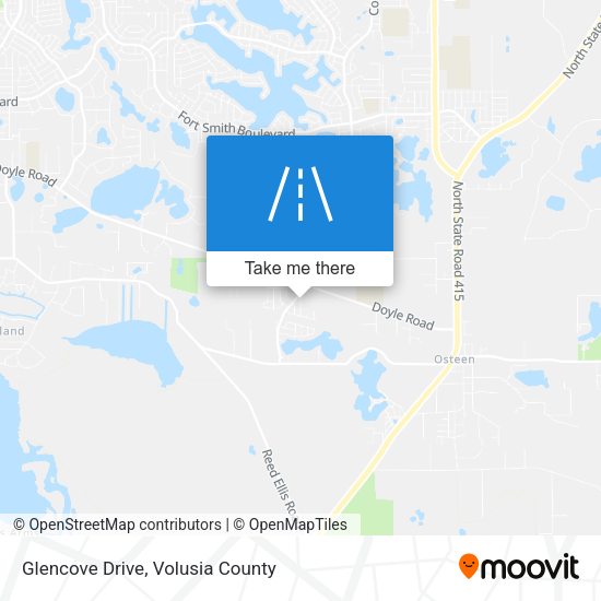 Mapa de Glencove Drive
