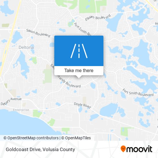 Goldcoast Drive map