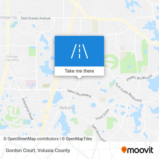 Gordon Court map