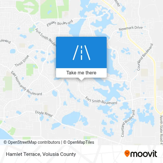 Hamlet Terrace map
