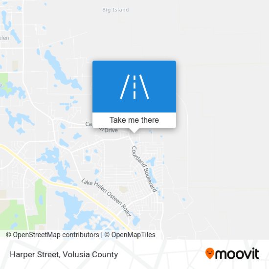 Harper Street map