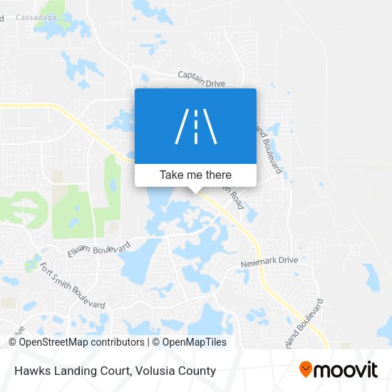 Hawks Landing Court map