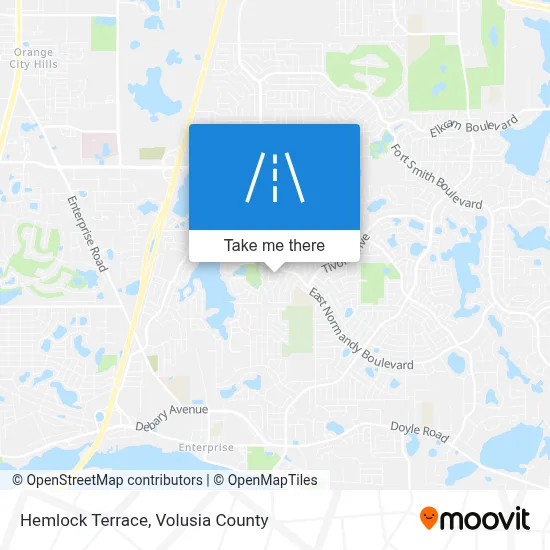 Hemlock Terrace map