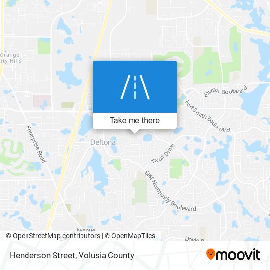 Henderson Street map