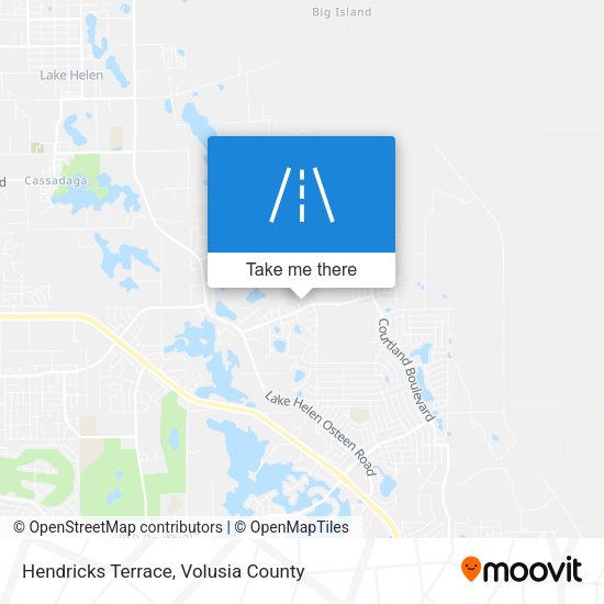 Hendricks Terrace map