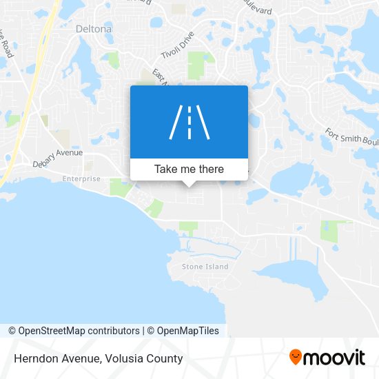 Mapa de Herndon Avenue