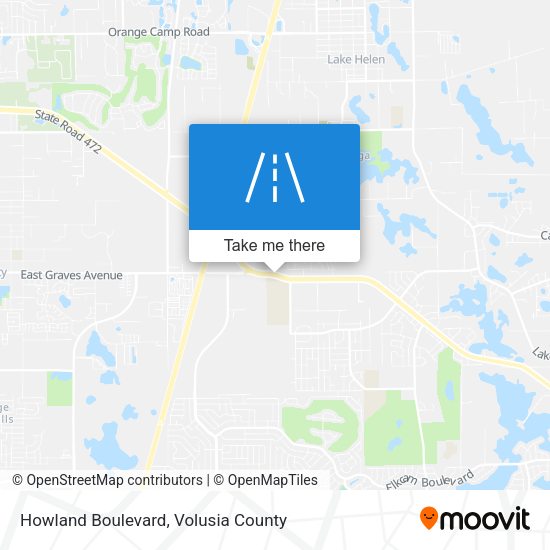 Howland Boulevard map