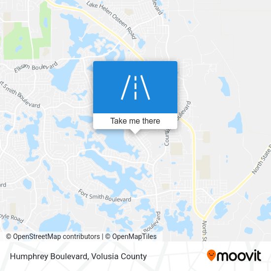 Humphrey Boulevard map