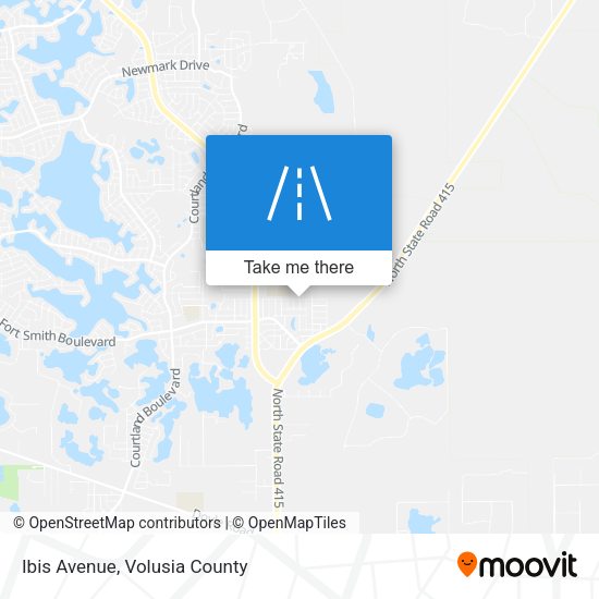 Ibis Avenue map