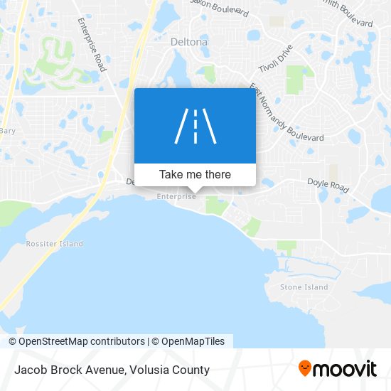 Mapa de Jacob Brock Avenue