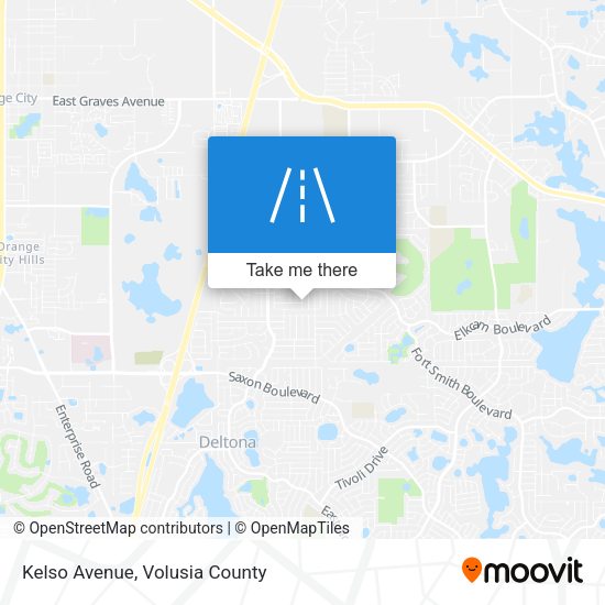 Kelso Avenue map