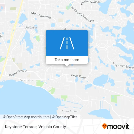 Keystone Terrace map