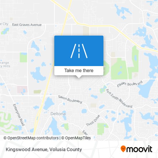 Mapa de Kingswood Avenue