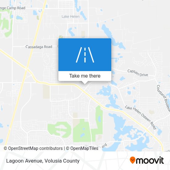 Mapa de Lagoon Avenue