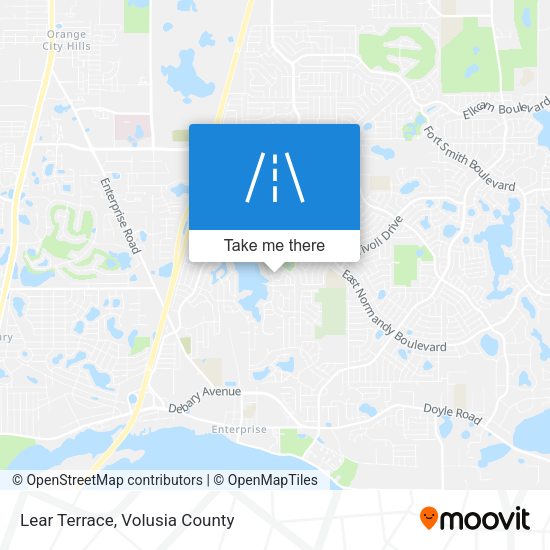 Lear Terrace map