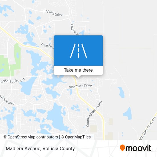 Madiera Avenue map