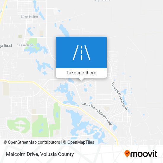 Mapa de Malcolm Drive