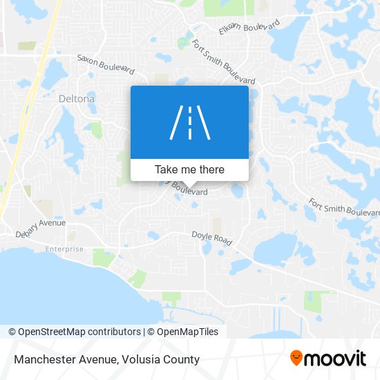 Mapa de Manchester Avenue