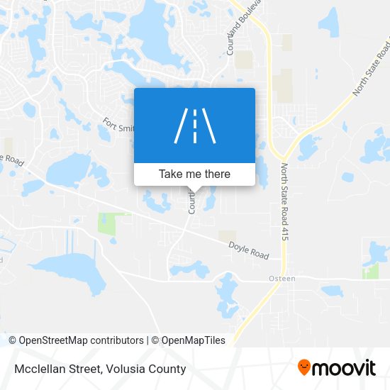 Mcclellan Street map
