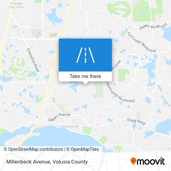 Millenbeck Avenue map