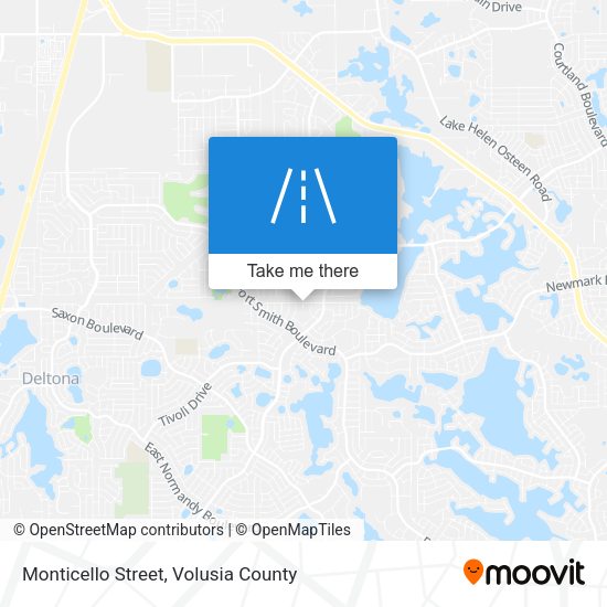 Mapa de Monticello Street