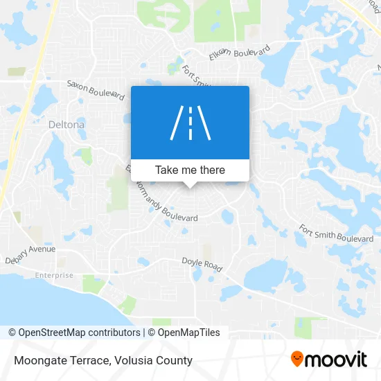 Moongate Terrace map
