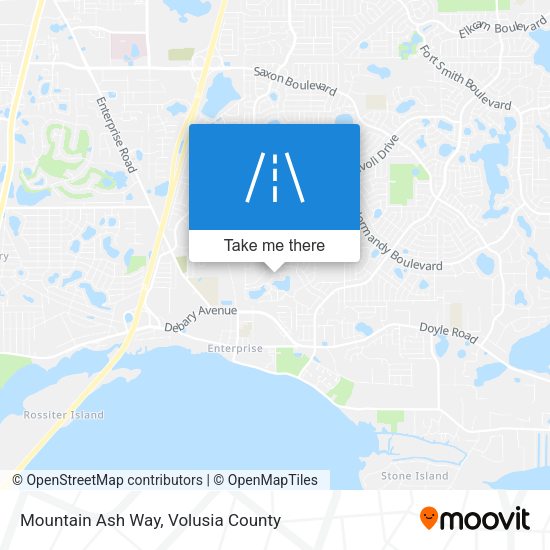 Mountain Ash Way map