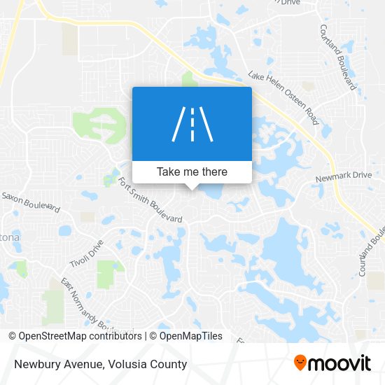 Newbury Avenue map