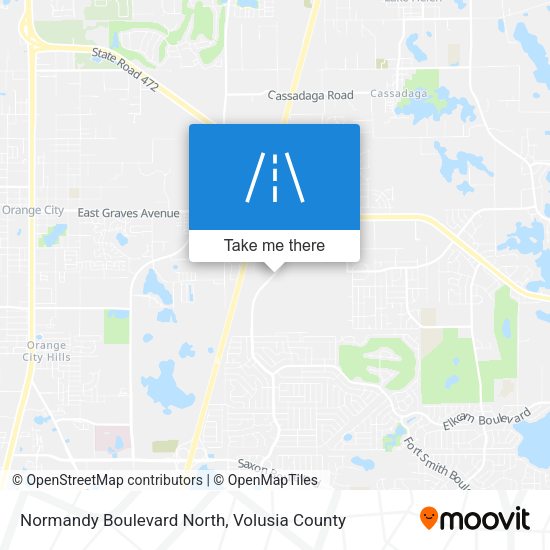 Normandy Boulevard North map