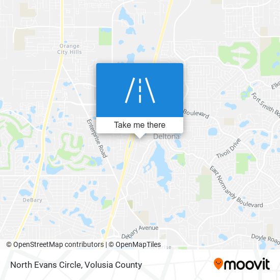 Mapa de North Evans Circle